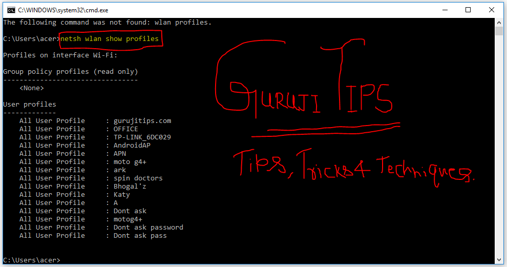 How To Find Saved WiFi Password in Window in Hindi