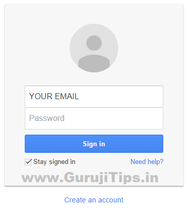 Login to gmail