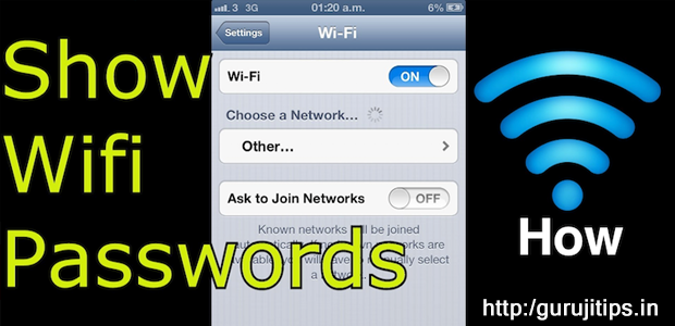 How to find wifi password
