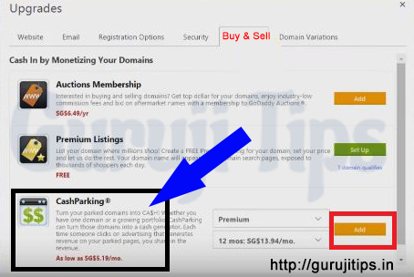 domain parking