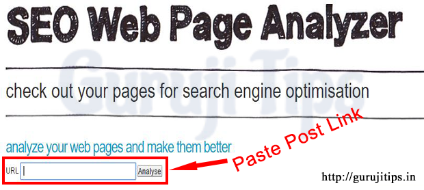 SEO Webpage Analyzer