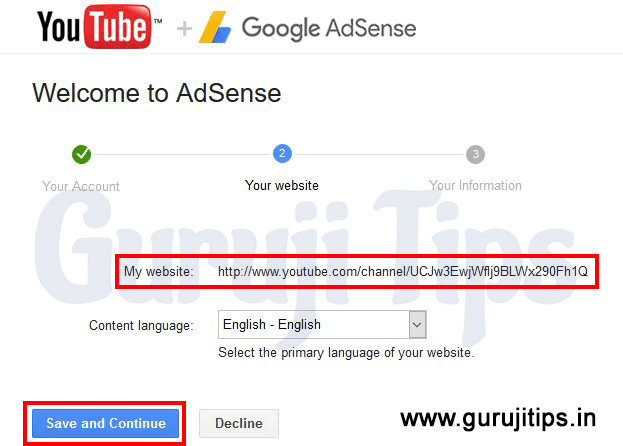 apply for adsense
