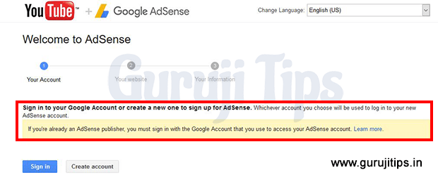 Youtube Adsense