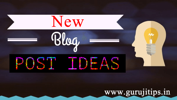 blog post ideas