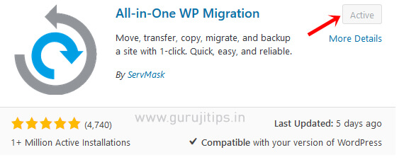 all in one wp migration plugin