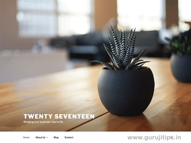 twenty seventeen wp theme