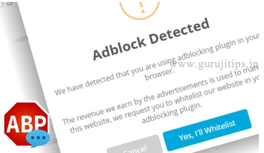 adblock detected
