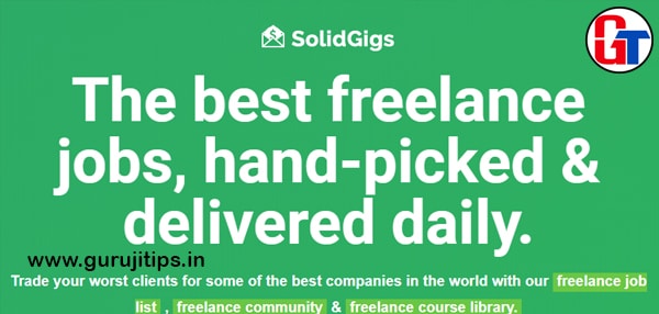 solid gigs freelancing site